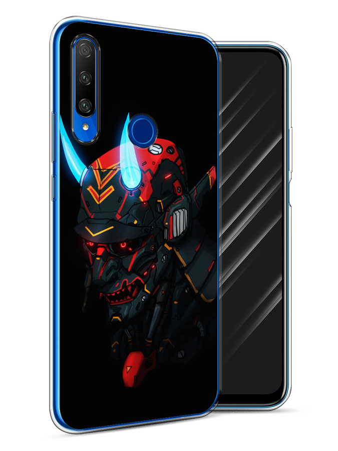

Чехол Awog на Honor 9X Premium "Неоновый самурай", Разноцветный, 610650-6