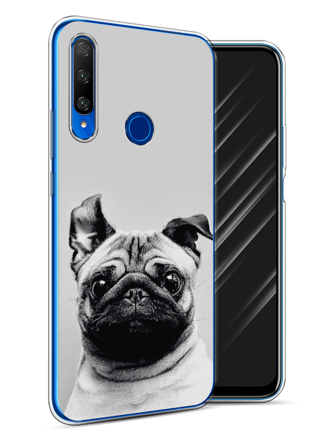 

Чехол Awog на Honor 9X Premium "Ушастый мопс", Разноцветный, 610650-1