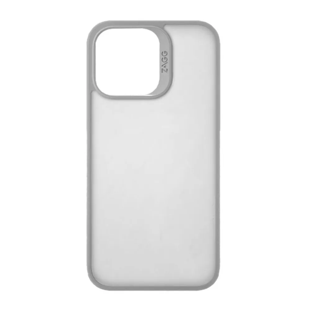 

Чехол-накладка Zagg Hampton Case для iPhone 14 пластиковый (матовый серый)