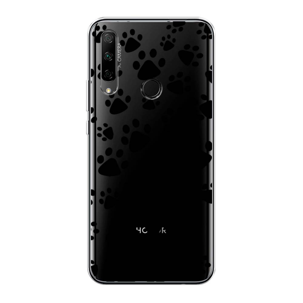 

Чехол Awog на Honor 9X Premium "Лапки черные", Разноцветный, 610650-2