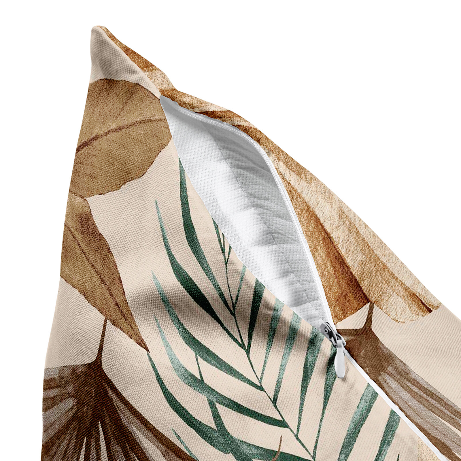

Комплект подушек на стул плоских 40х40 (2 шт) "Mia Cara" рис 30662-2 Tropical palm, Зеленый;коричневый;бежевый, Tropical