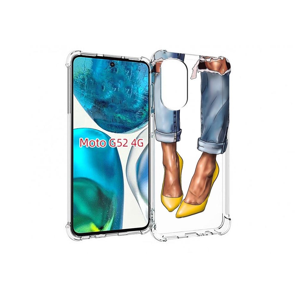 Чехол MyPads Красивые-туфли для Motorola Moto G82 / Moto G52