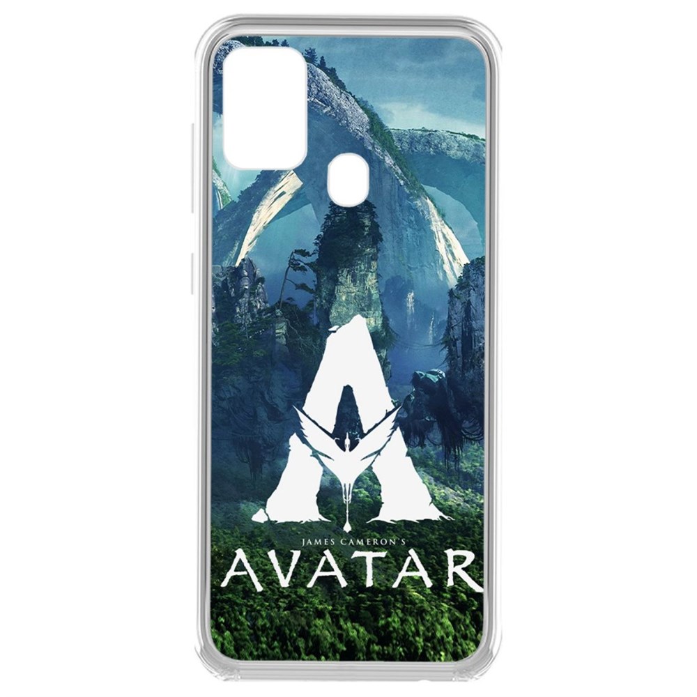 

Чехол-накладка кейс Аватар - Белое лого для Samsung Galaxy A21s (A217)
