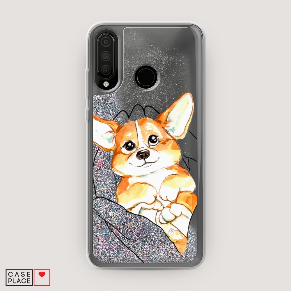 

Чехол Awog на Huawei P30 Lite/Honor 20S/Honor 20 Lite 2020 "Корги в ладошках", Разноцветный, 611291-1