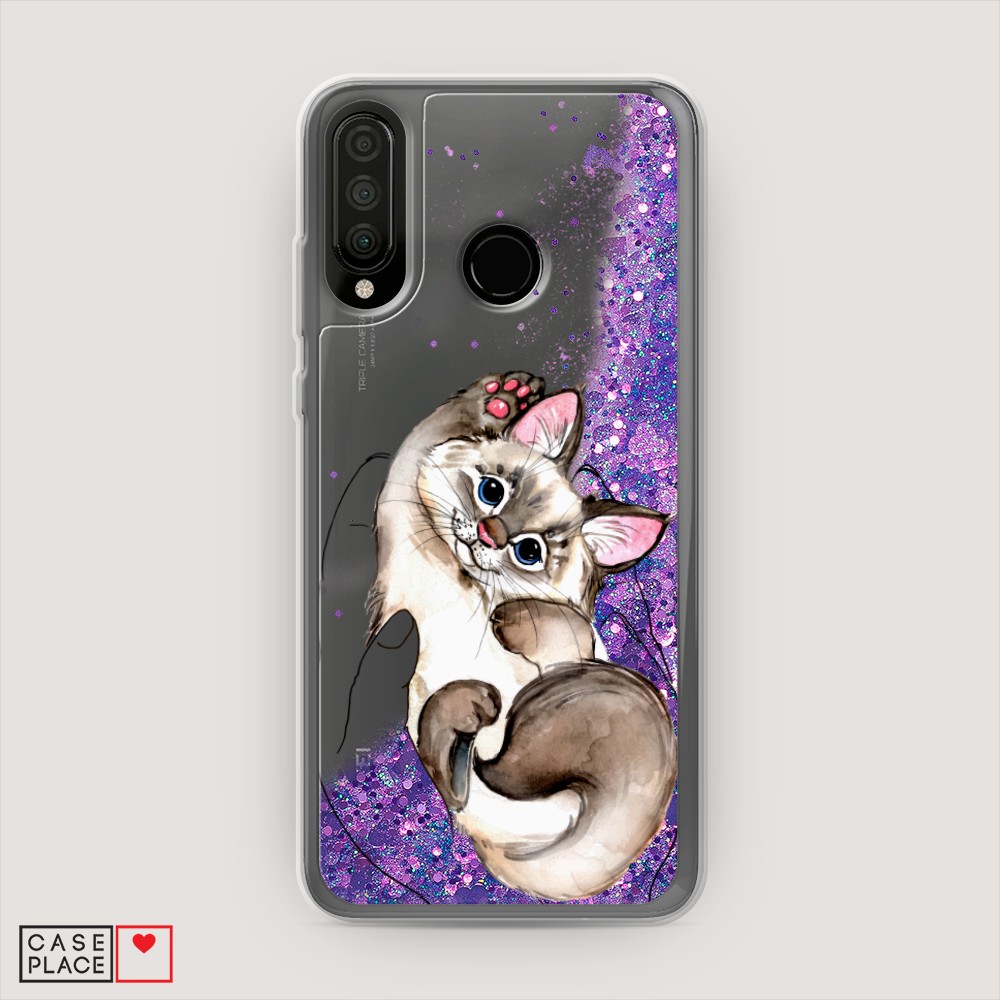 

Чехол Awog на Huawei P30 Lite/Honor 20S/Honor 20 Lite 2020 "Котенок в ладошках", Разноцветный, 611292-1