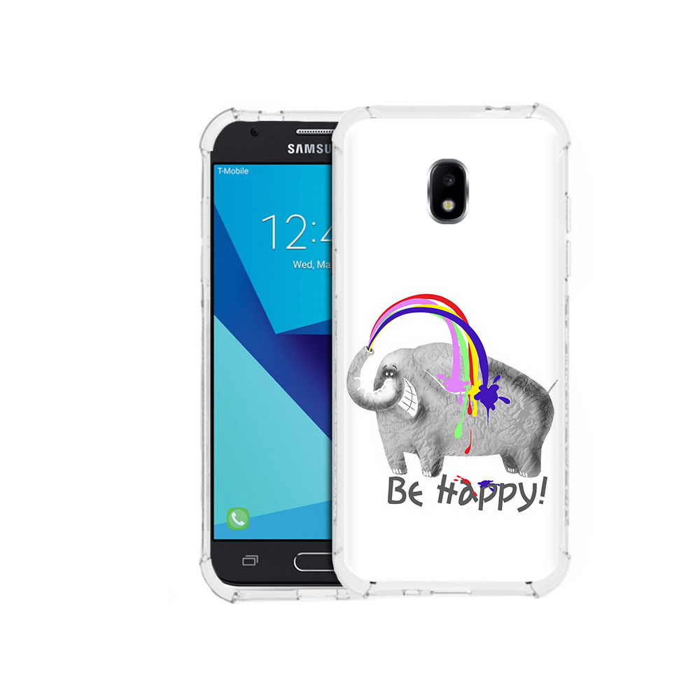 

Чехол MyPads Tocco для Samsung Galaxy J3 (2017) счастливый слон (PT74067.575.632), Прозрачный, Tocco