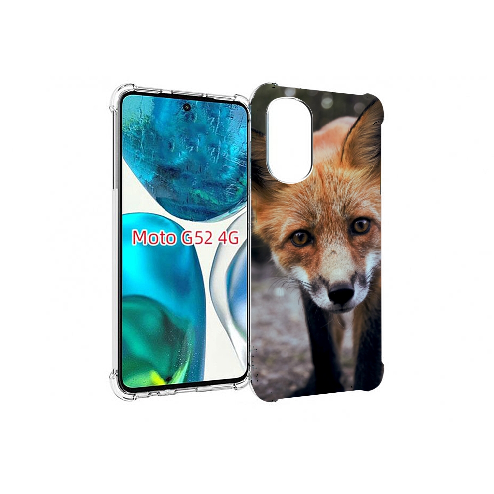 

Чехол MyPads Лисица для Motorola Moto G82 / Moto G52, Прозрачный, Tocco