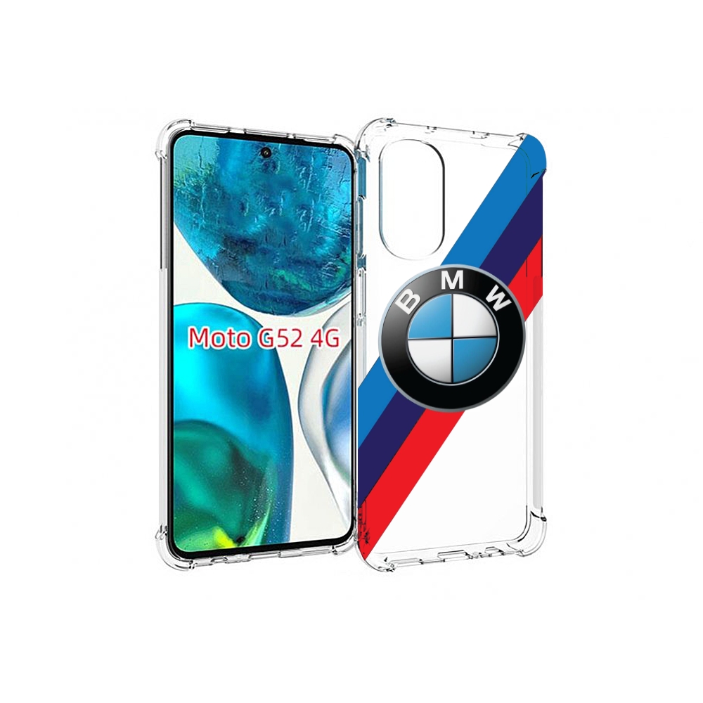 

Чехол MyPads Лого-BMW мужской для Motorola Moto G82 / Moto G52, Прозрачный, Tocco