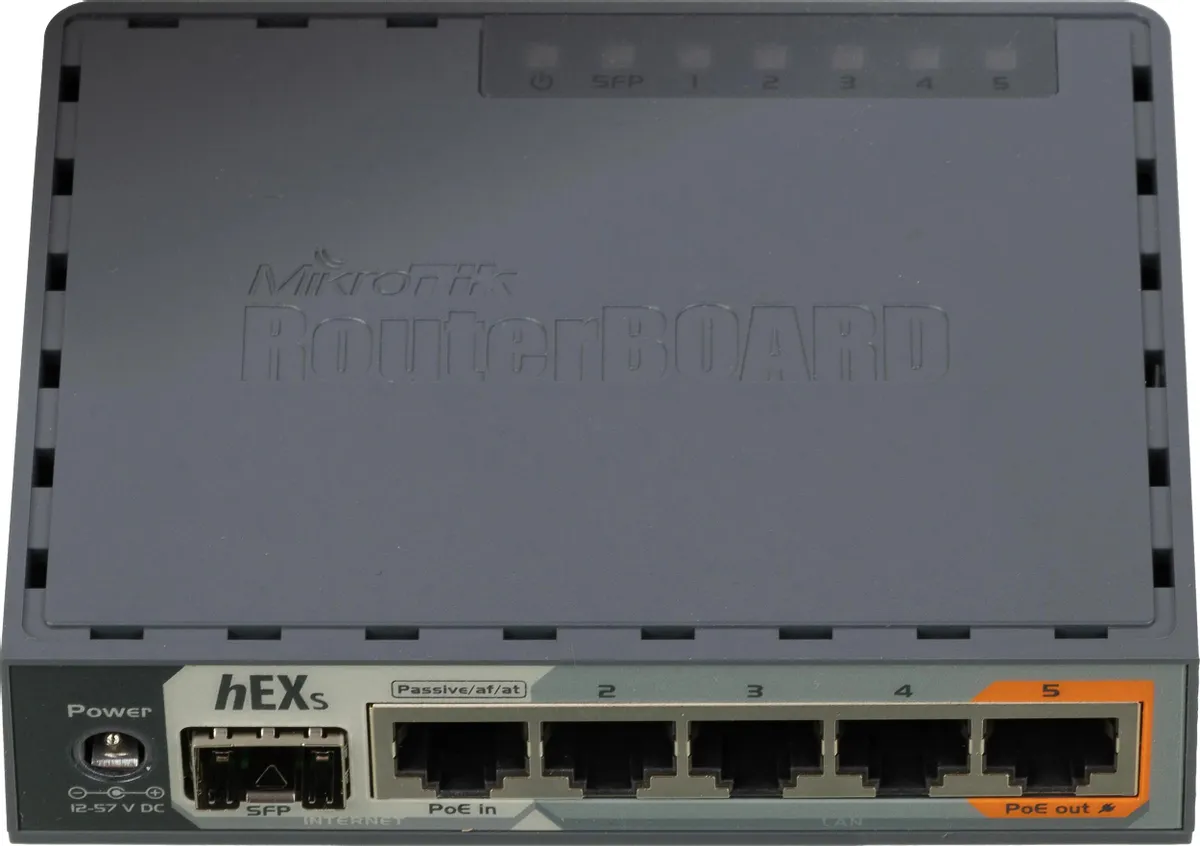 

Маршрутизатор MIKROTIK hEX S (rb760igs), hEX S