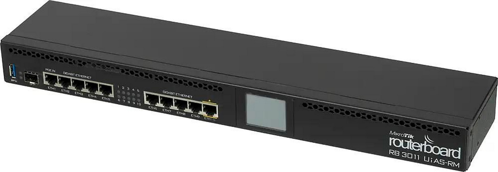 

Роутер MIKROTIK RB3011UIAS-RM, черный