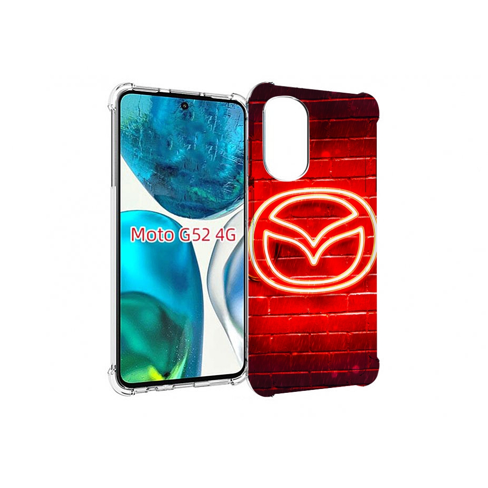 

Чехол MyPads Мазда для Motorola Moto G82 / Moto G52, Прозрачный, Tocco