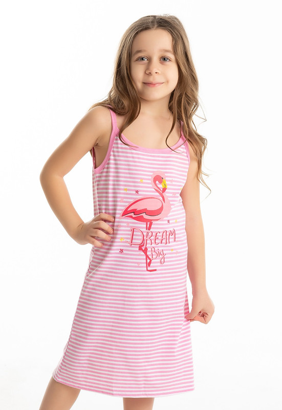 Сорочка ночная детская Liza Volkova 206741999, розовый, 146