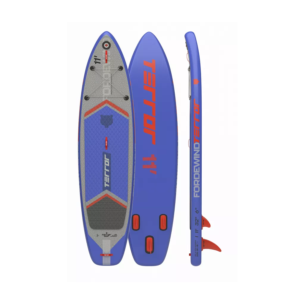 SUP-борд TERROR FORDEWIND 116x32x6 350x81x15 см до 160 кг синий комплект 49000₽