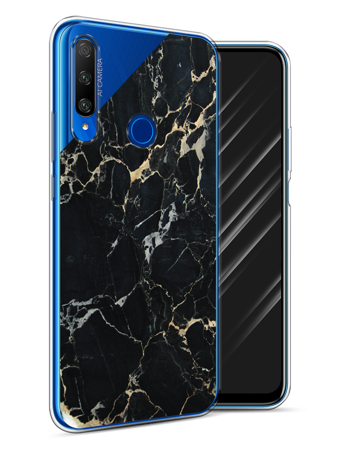 

Чехол Awog на Honor 9X Premium "Черный мрамор уголок", Разноцветный, 610650-3