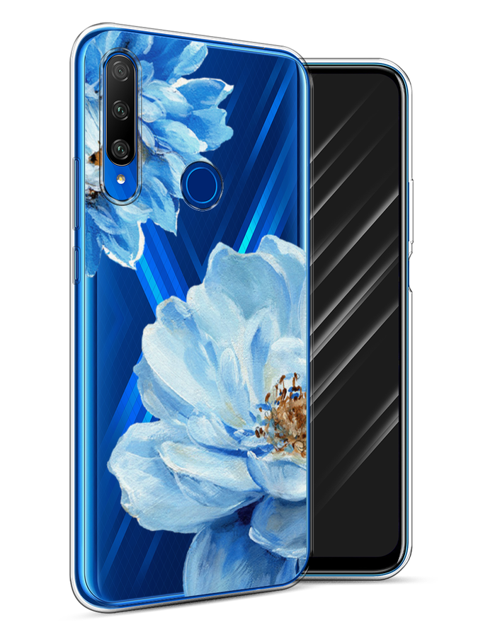 

Чехол Awog на Honor 9X Premium "Голубые клематисы", Разноцветный, 610650-8