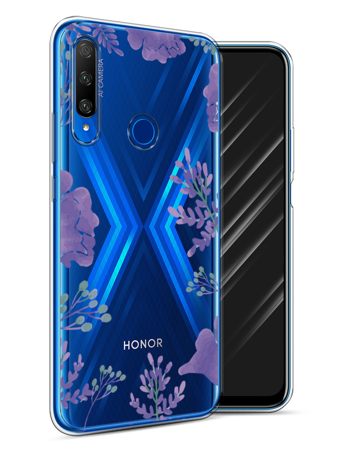 

Чехол Awog на Honor 9X Premium "Сиреневая цветочная рамка", Разноцветный, 610650-8