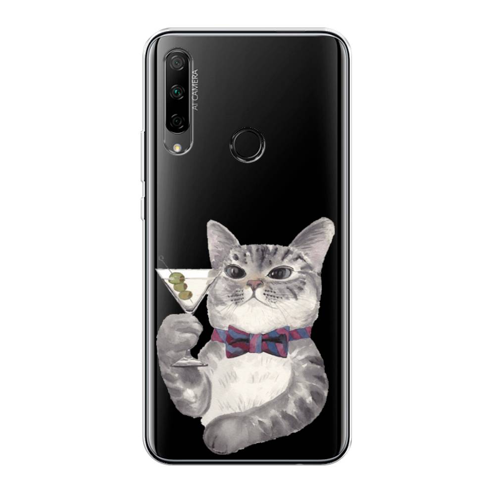 

Чехол Awog "Кот джентльмен" для Honor 9X Premium