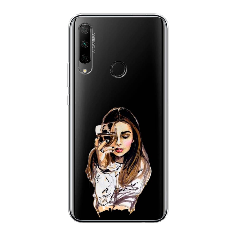 

Чехол Awog на Honor 9X Premium "Девушка с бокалом", Разноцветный, 610650-7