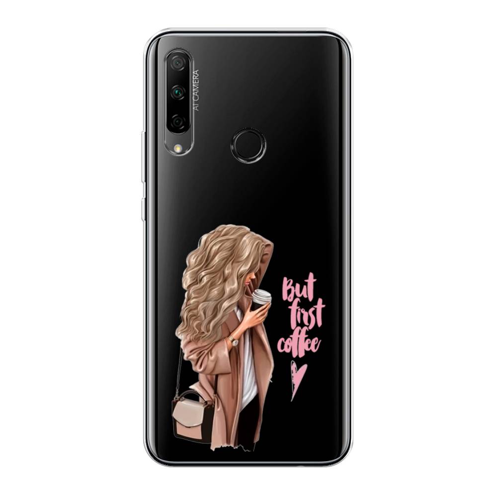 

Чехол Awog "Девушка с кофе" для Honor 9X Premium