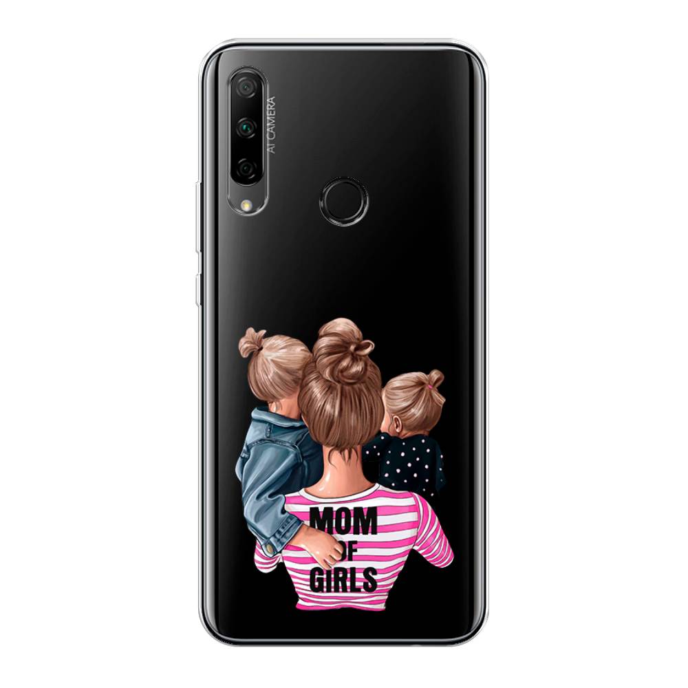 

Чехол Awog на Honor 9X Premium "Mom of Girls", Разноцветный, 610650-6