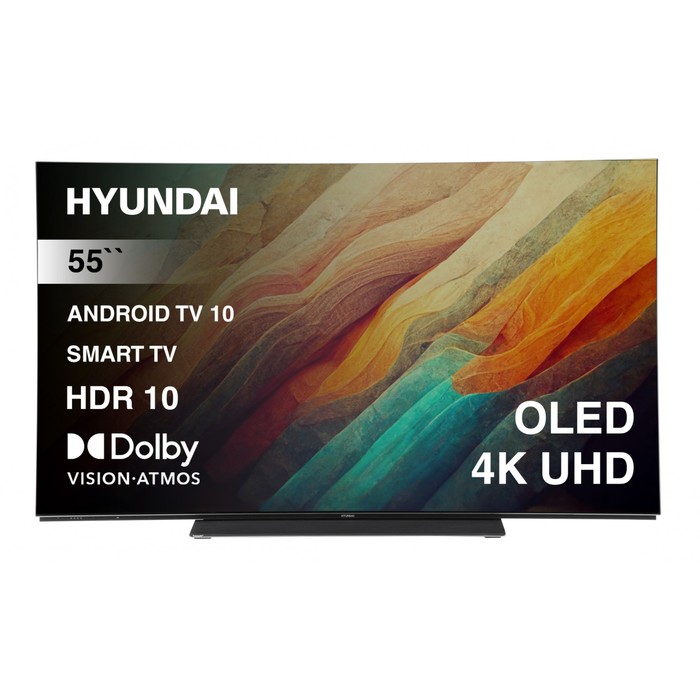 

Телевизор Hyundai H-LED55OBU7700, 55"(139 см), UHD 4K, Черный, H-LED55OBU7700