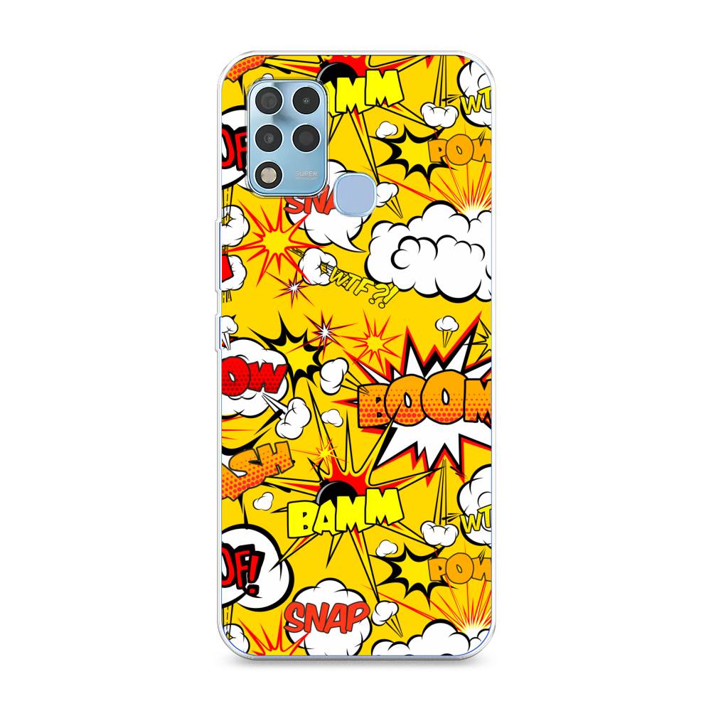 

Чехол для Infinix Hot 11 G37 "Поп Арт эффекты", Желтый;белый;оранжевый, 3102150-6