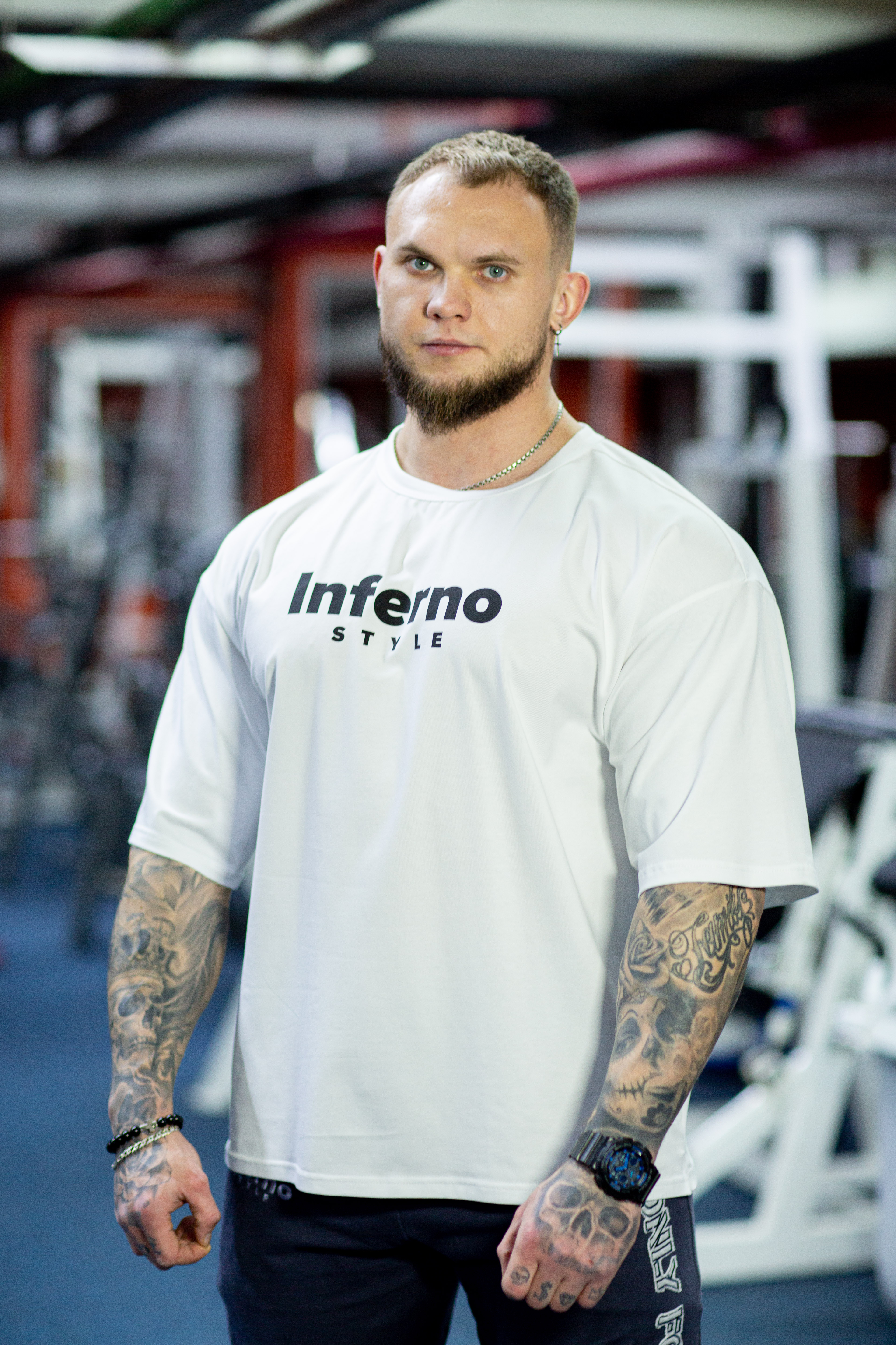 

Футболка мужская INFERNO style Ф-008-002 белая 4XL, Белый, Ф-008-002