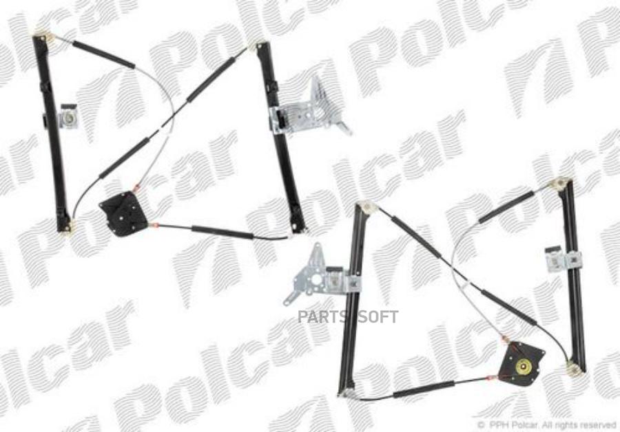 

СТЕКЛОПОДЪЕМНИК ЭЛЕКТРИЧЕСКИЙ БЕЗ ЭЛЕКТРОМОТОРА Polcar 6705psg1