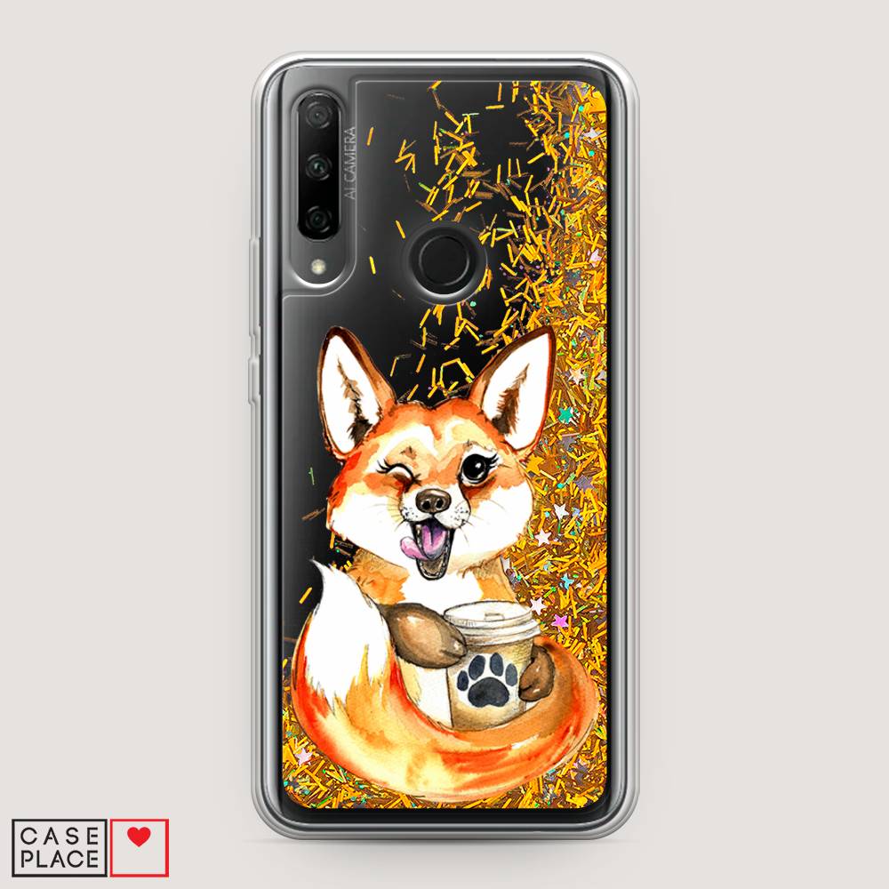 

Чехол Awog на Honor 9X Premium "Подмигивающая лиса с кофе", Разноцветный, 610690-1