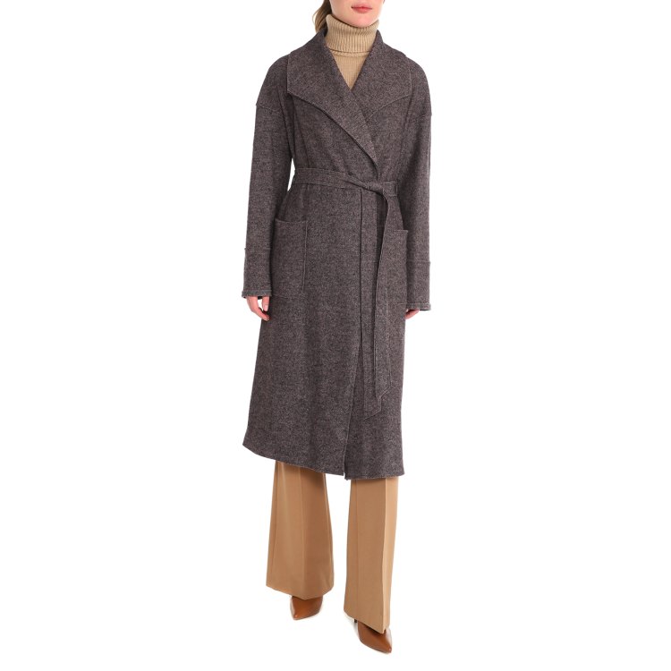 

Пальто женское Calzetti INES фиолетовое XS, Фиолетовый, INES