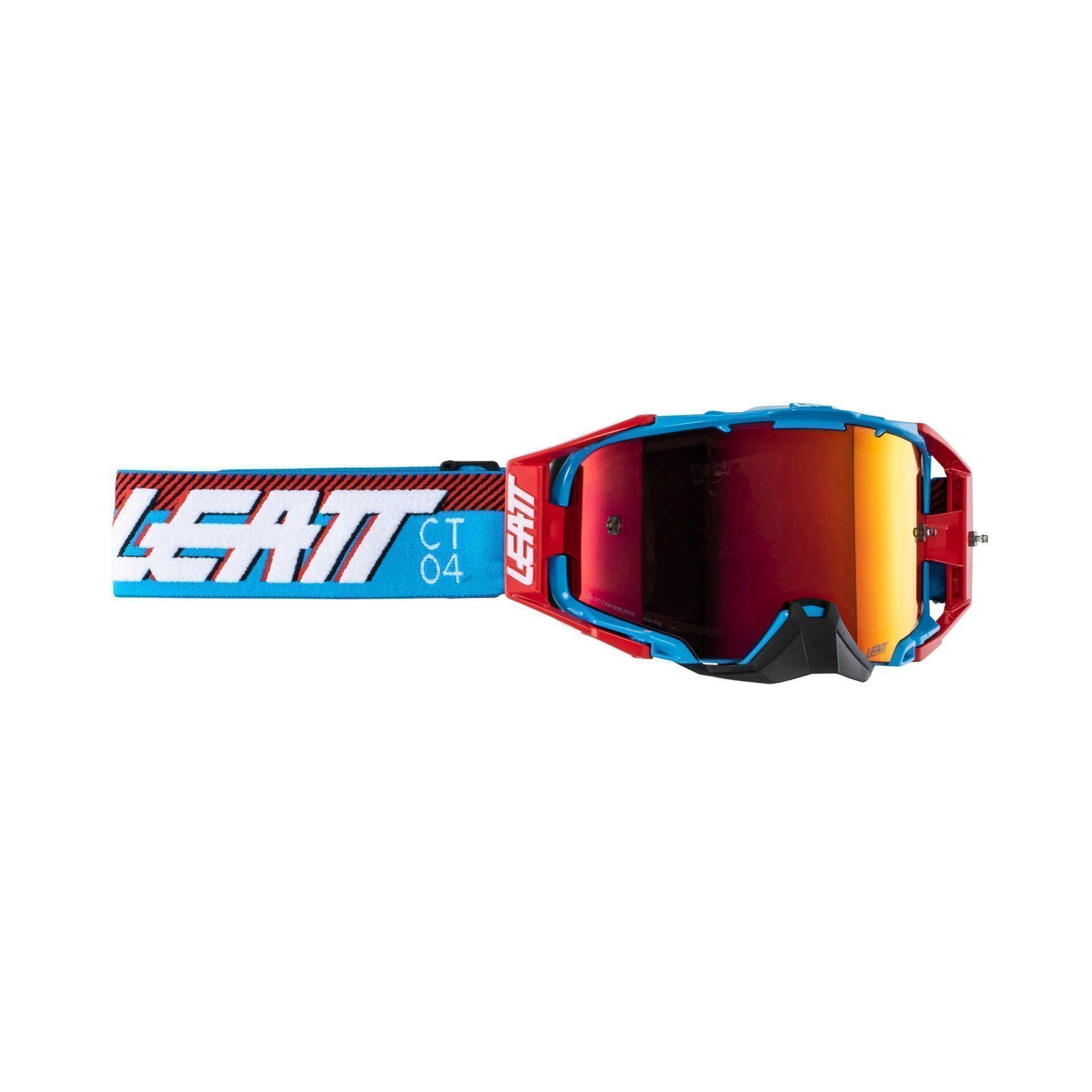 

Кроссовая маска Leatt Velocity 6.5 Iriz Cyan Red 28% (8024070100), Белый, Velocity
