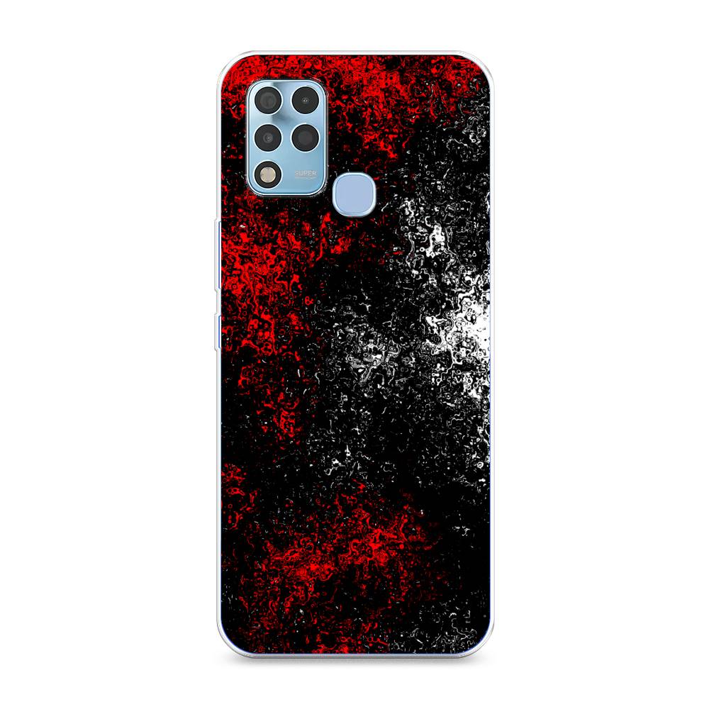 

Чехол для Infinix Hot 11 G37 "Монотипия", Красный;черный;белый, 3102150-3