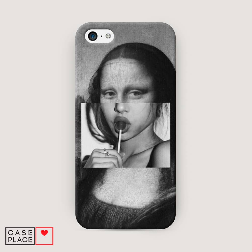 

Пластиковый чехол "Mona Lisa sucking lollipop" на Apple iPhone 5C, 10220-7