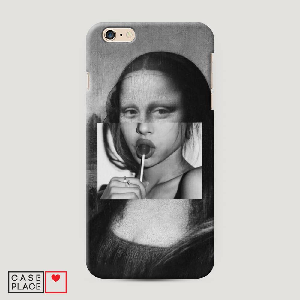 

Пластиковый чехол "Mona Lisa sucking lollipop" на Apple iPhone 6 Plus, 10520-7