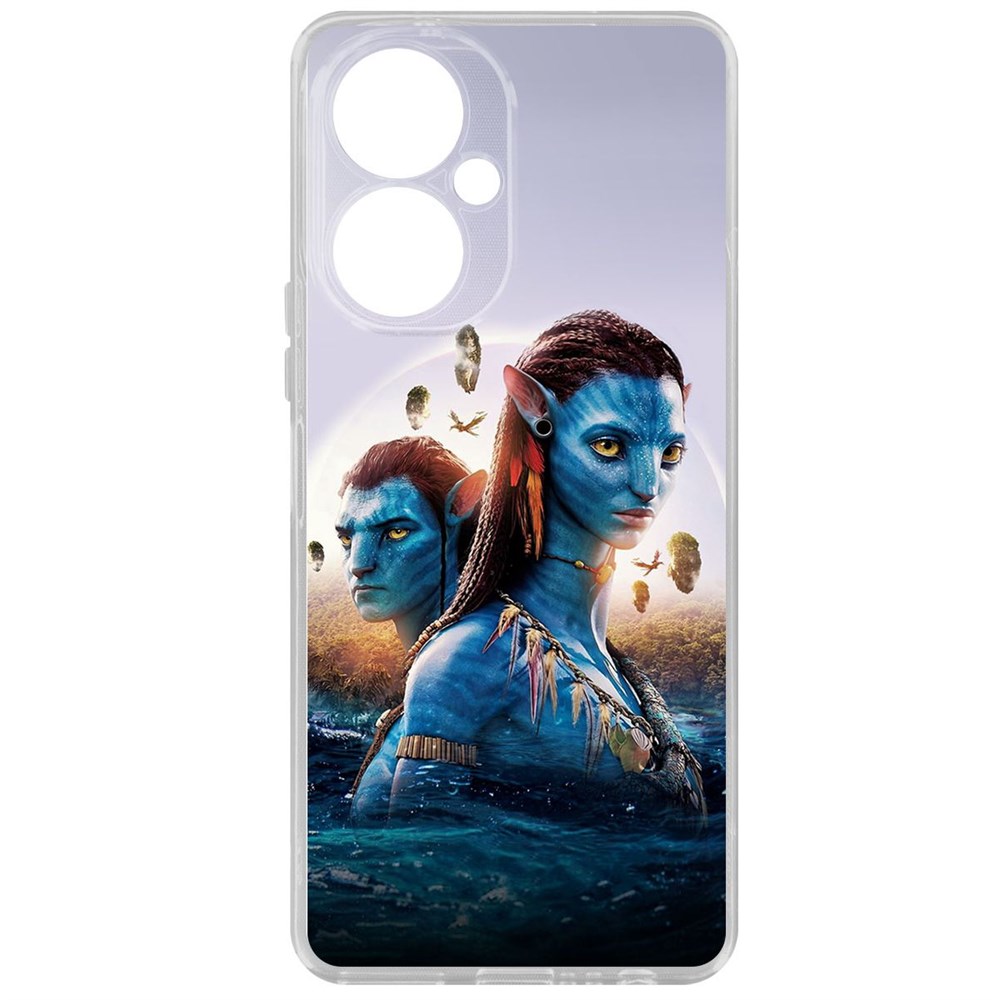 

Чехол-накладка кейс Аватар - Джейк и Нейтири для TECNO Camon 19, Прозрачный