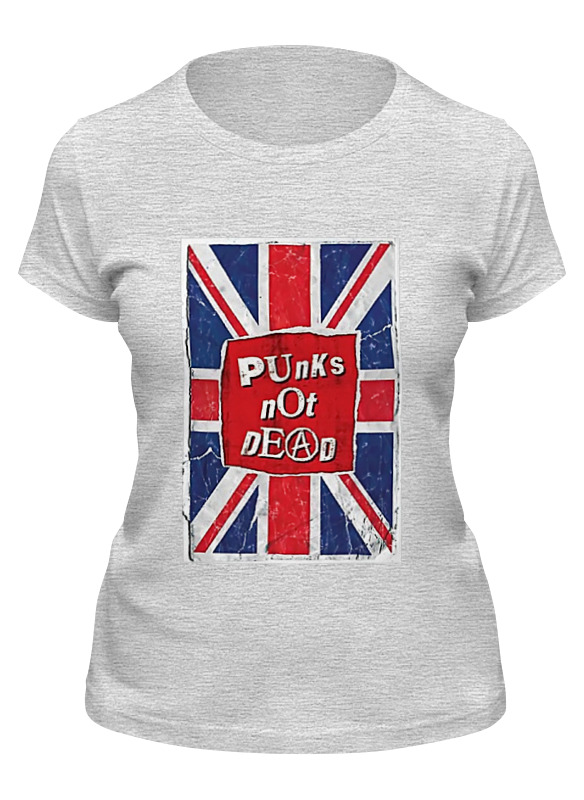 

Футболка женская Printio Punks not dead серая XL, Серый, Punks not dead