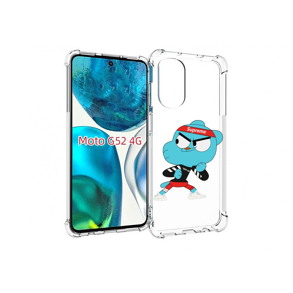 

Чехол MyPads Модный-Гамбол для Motorola Moto G82 / Moto G52, Прозрачный, Tocco