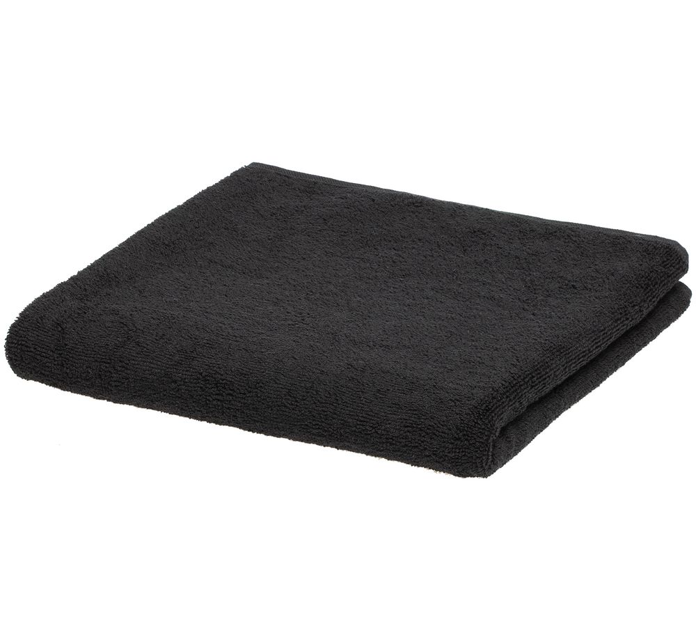 

Полотенце отельное For Rooms, среднее, черное, 50х100 см, П10455