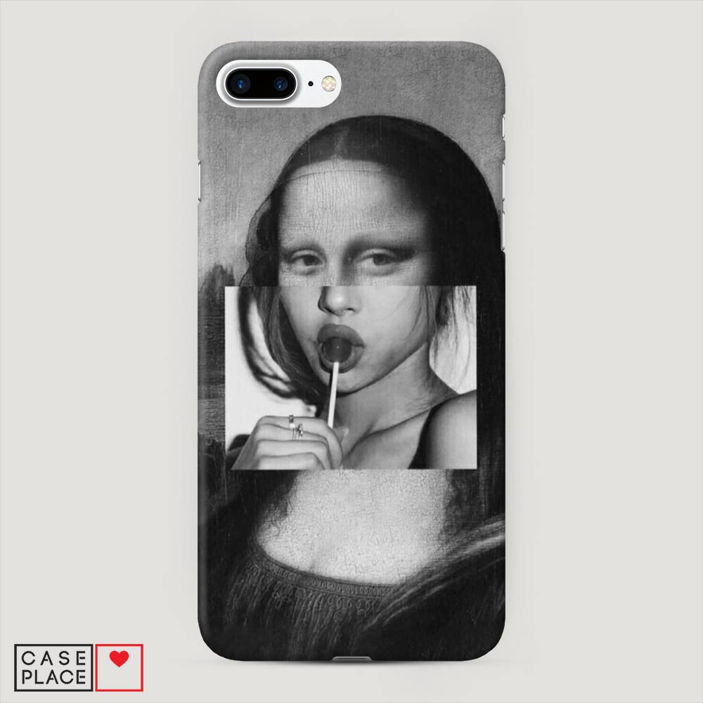 

Пластиковый чехол "Mona Lisa sucking lollipop" на Apple iPhone 7 Plus, 10720-7