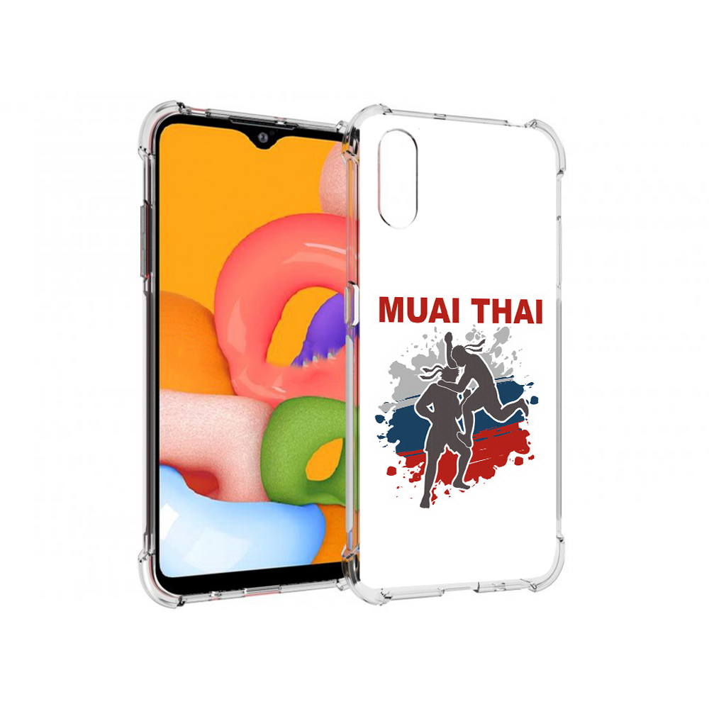 

Чехол MyPads Tocco для Samsung Galaxy A01 Муайтай (PT144711.509.123), Прозрачный, Tocco