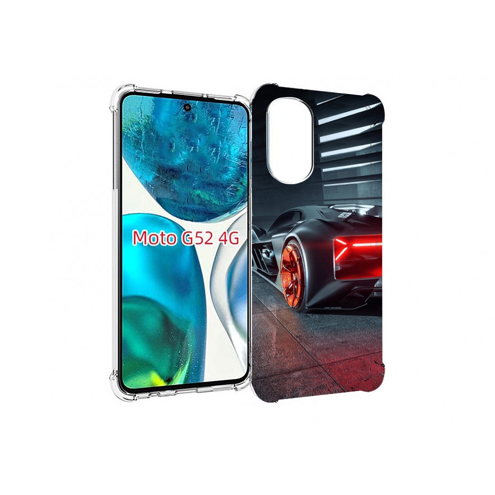 

Чехол MyPads Ночной-город мужской для Motorola Moto G82 / Moto G52, Прозрачный, Tocco