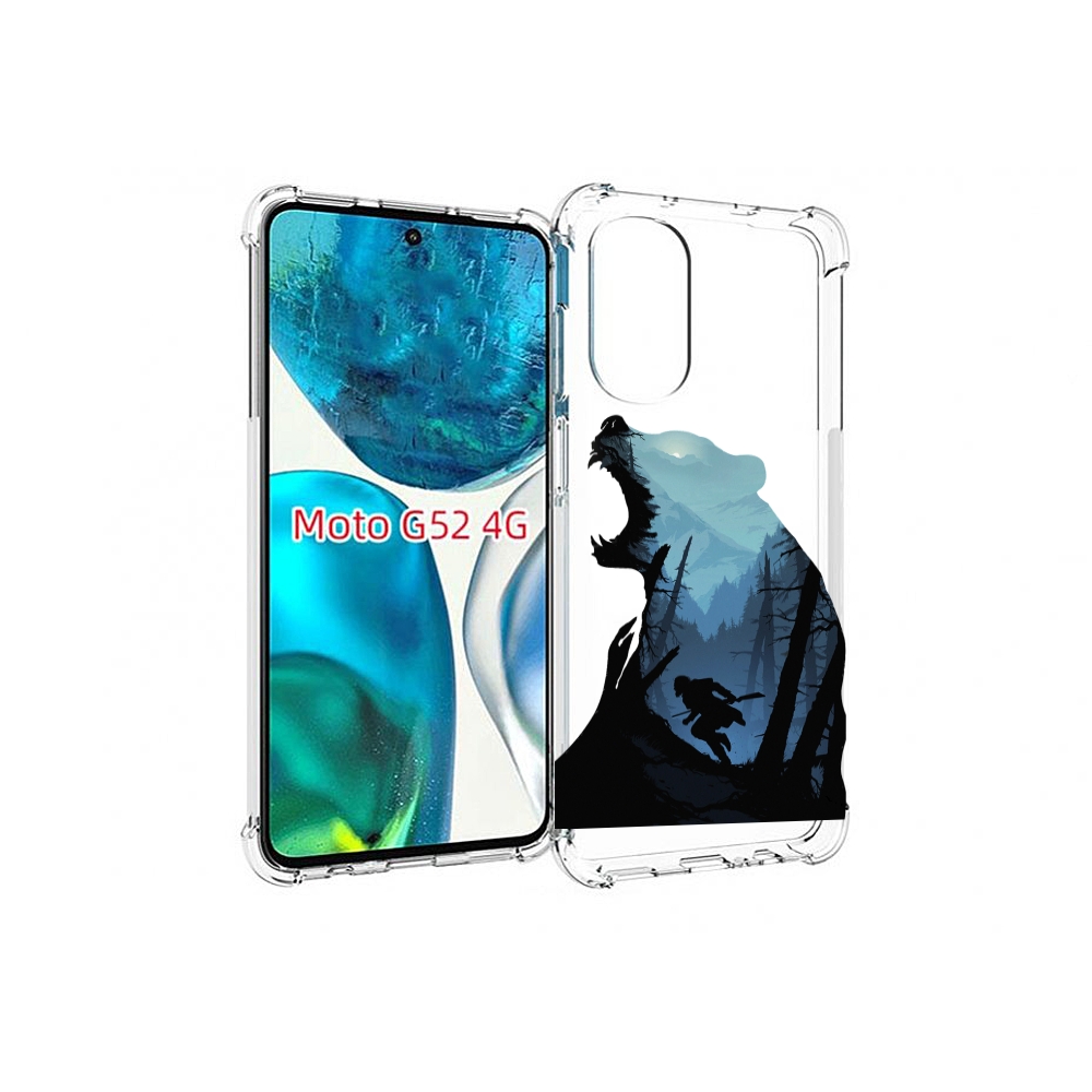 

Чехол MyPads Ночной-медведь для Motorola Moto G82 / Moto G52, Прозрачный, Tocco
