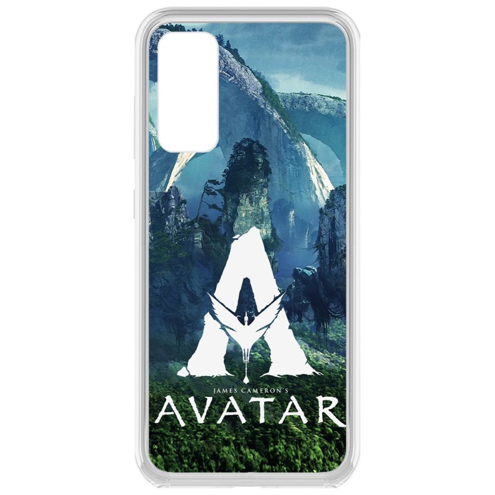 

Чехол-накладка кейс Аватар - Белое лого для Samsung Galaxy S20 FE