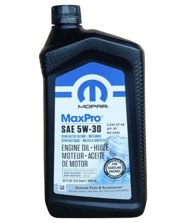 Моторное масло MOPAR MaxPro SAE 5W-30 (0,946л)***