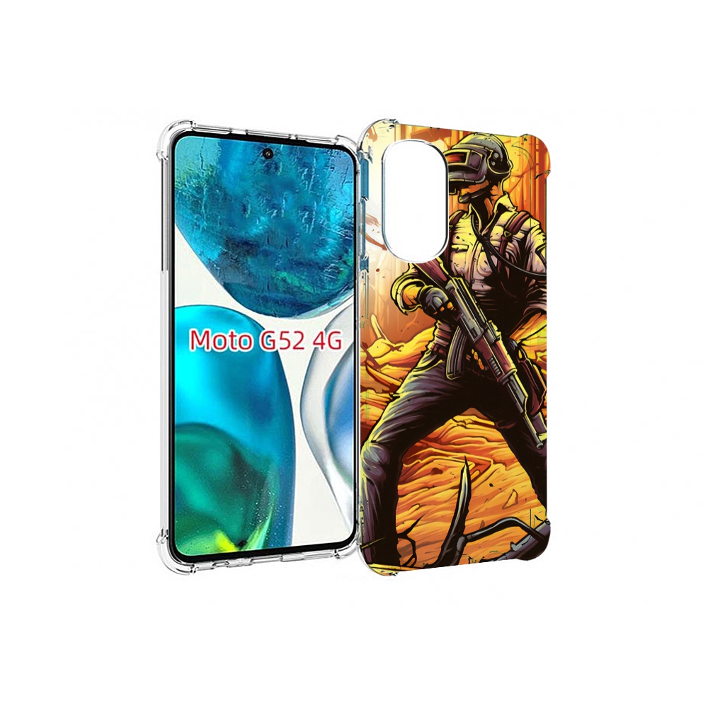 

Чехол MyPads Пабг для Motorola Moto G82 / Moto G52, Прозрачный, Tocco