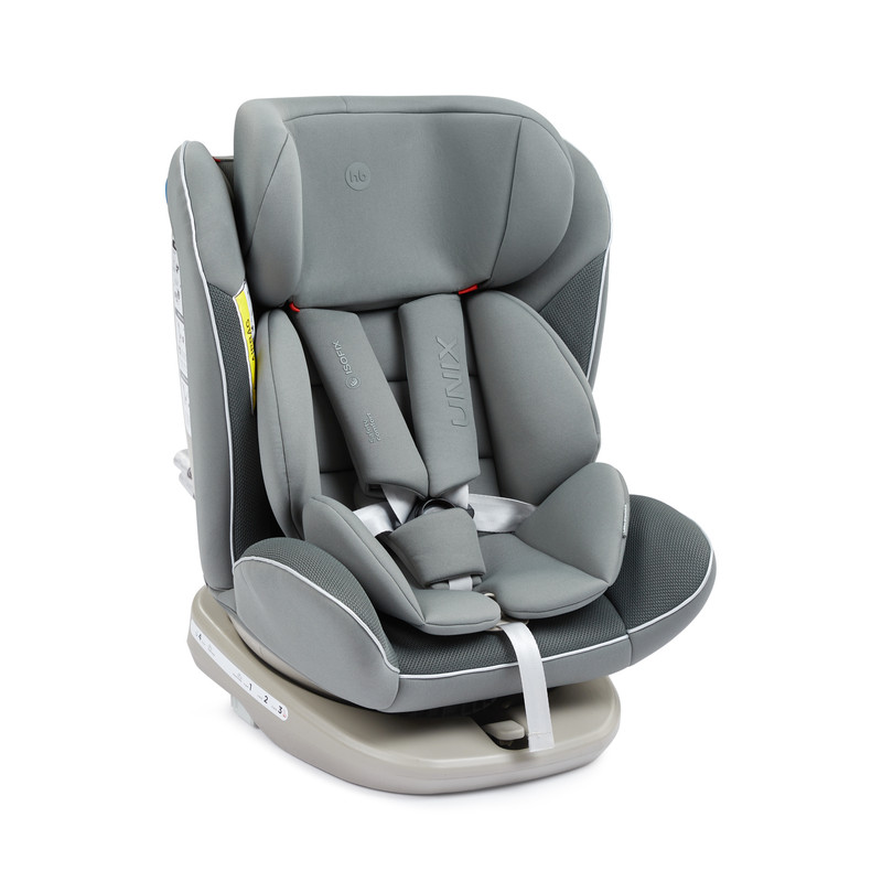 фото Автокресло happy baby unix группы 0+/1/2/3, 0-36 кг, isofix, поворотная база, зелёное