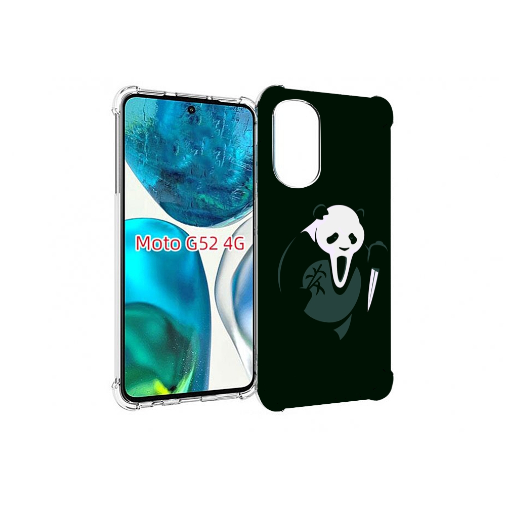 

Чехол MyPads Панда-крик для Motorola Moto G82 / Moto G52, Прозрачный, Tocco