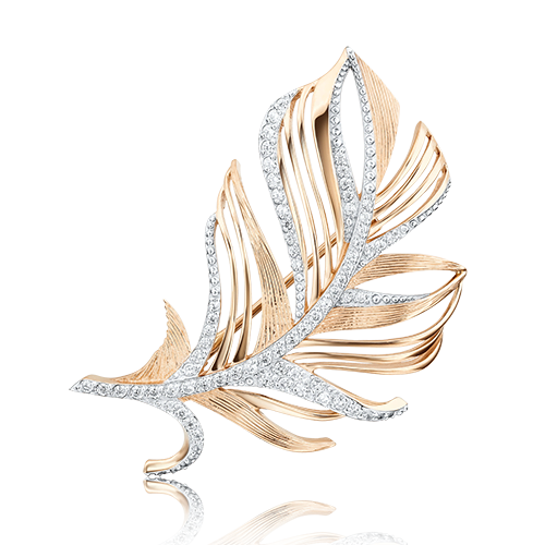 

Брошь из золота с фианитом PLATINA jewelry 04-0076-00-401-1110-32, 04-0076-00-401-1110-32
