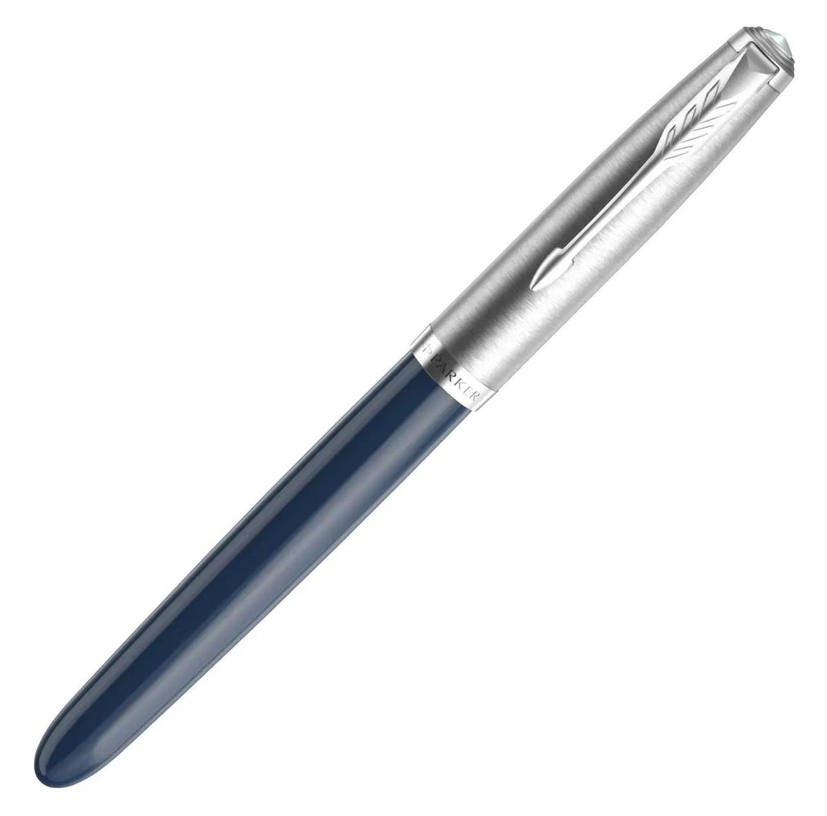 

Ручка перьев. Parker 51 Core CW2123501 Midnight Blue CT F ст.нерж. подар.кор., Ручка перьев. Parker 51 Core (CW2123501) Midnight Blue CT F ст.нерж. подар.кор.