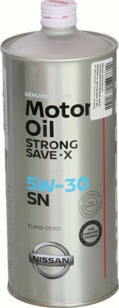 

Моторное масло NISSAN SN Strong Save XSAE 5W30 1л